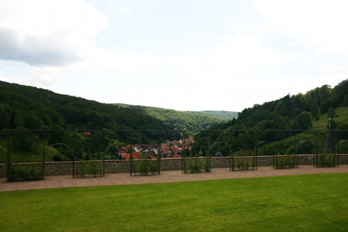 South Terrace of Stolberg Castle, Harz Mountains